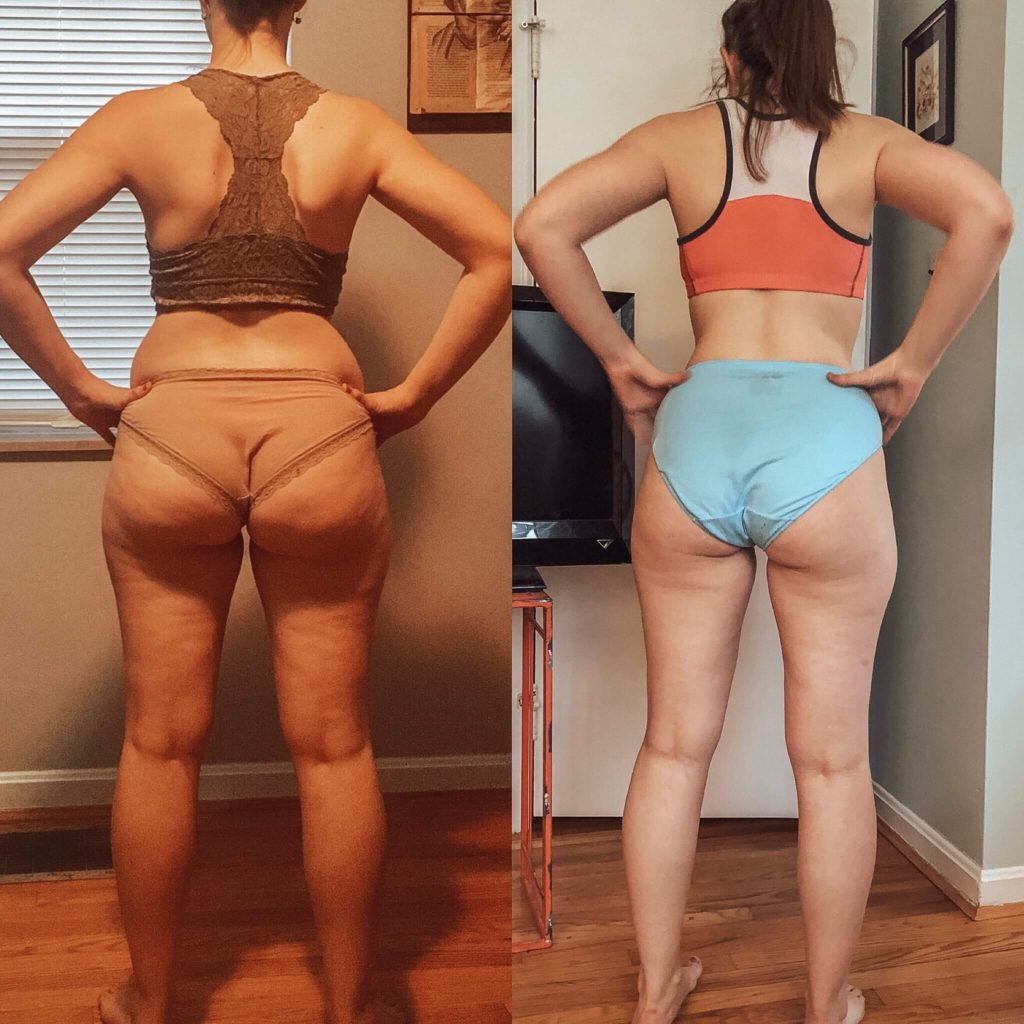 Before and after Create your shape with Jenny the Nutritionist | https://jennythenutritionist.com/create-your-shape