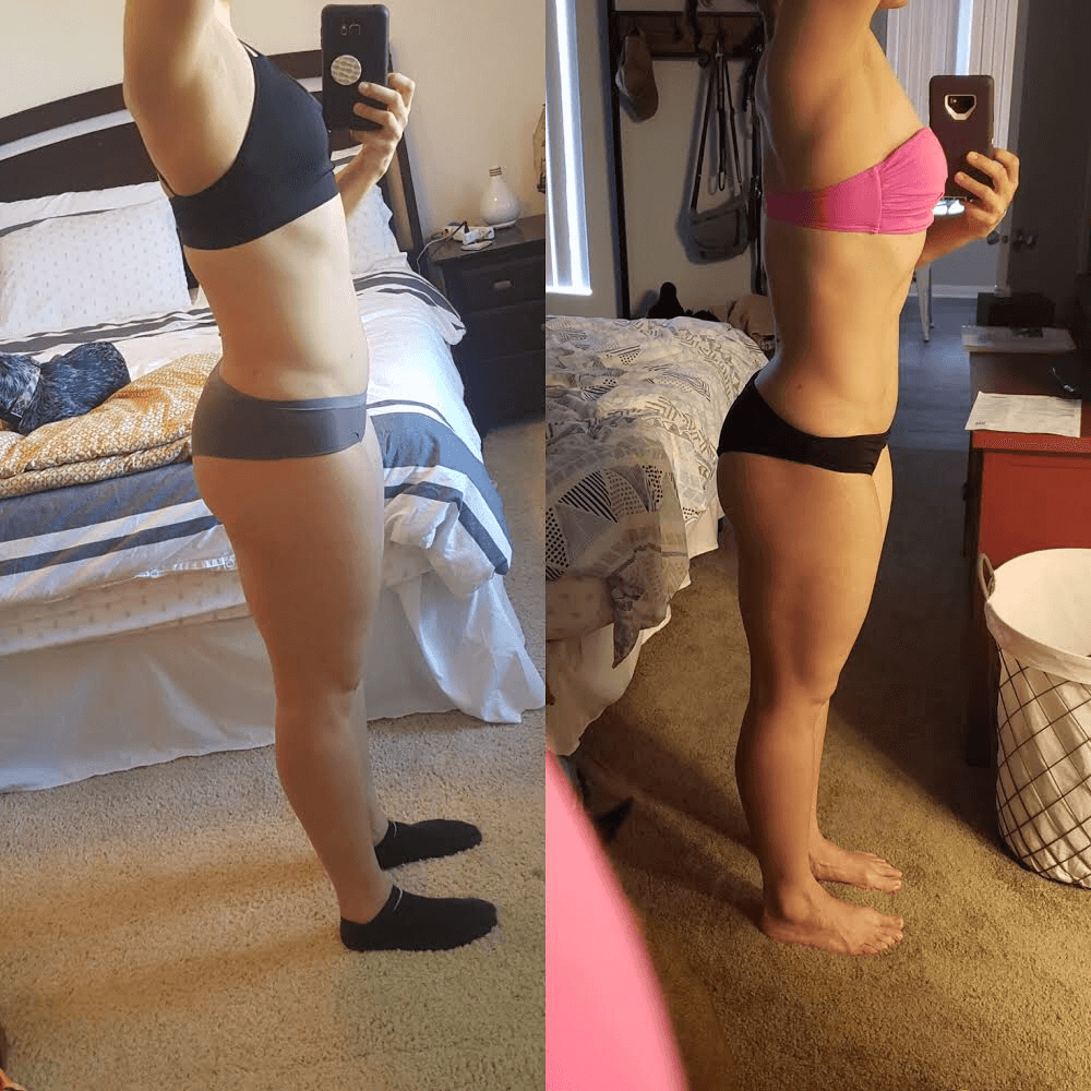 Before and after Create your shape with Jenny the Nutritionist | https://jennythenutritionist.com/create-your-shape