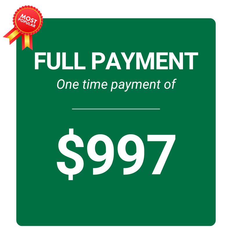 Payment options ($997)
